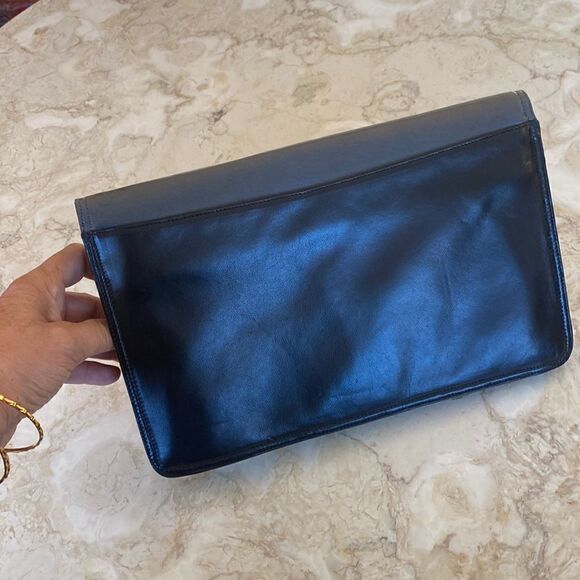 Vintage Bally Leather Clutch Bag - Picture 2 of 15